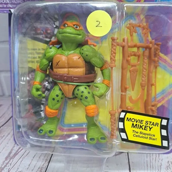 Teenage Mutant Ninja Turtles Classics Movie Star Set of 4 2023 Playmates Sealed - Picture 3 of 10